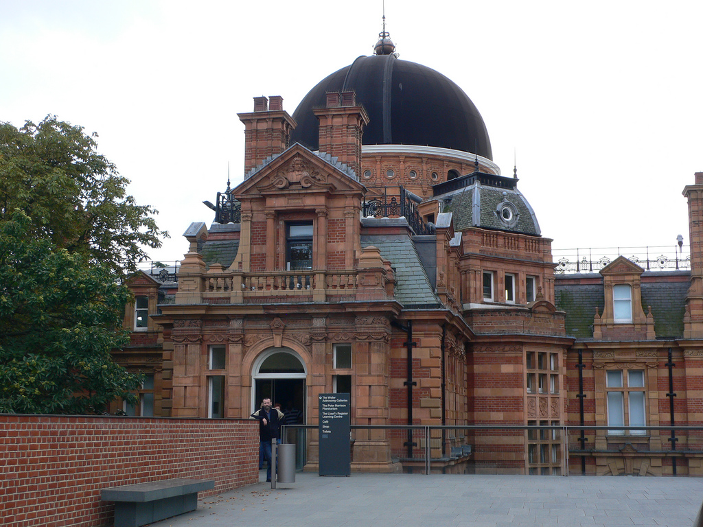 Close up shot of outside the observatory